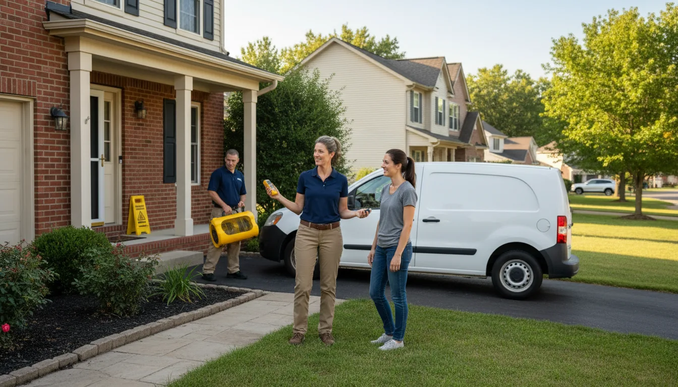 Water restoration image for Water Damage & Restoration Services in West Kingston, RI